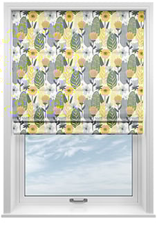 Blooma, Saffron - Twist&Fit Roman Blind